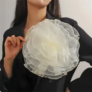 Oversized Mesh Flower Brooch – 27cm 11 S13cfff5162ad44daa47fc97e5c98f194e