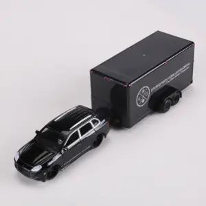 1:64 Scale Diecast Porsche Cayenne with Alloy Trailer 7 S13dc9c74e105438390b5799444d753512