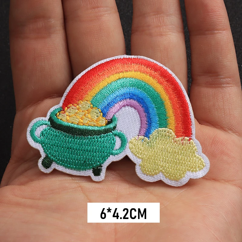 Colorful Cloud Patch Set - 5 Unique Patches 2 Colorful Cloud Patch Set - 5 Unique Patches - Image 2