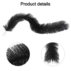 Black Gutter Guard Brush with Stainless Steel Core 9 S13e671d9daa14f08a0bc5574513f0853s