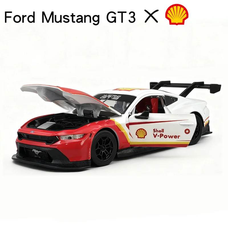 Ford Mustang GT3 1:24 Scale Diecast Model 3 Ford Mustang GT3 1:24 Scale Diecast Model - Image 3