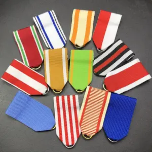 Vibrant Assorted Medal Ribbons Set