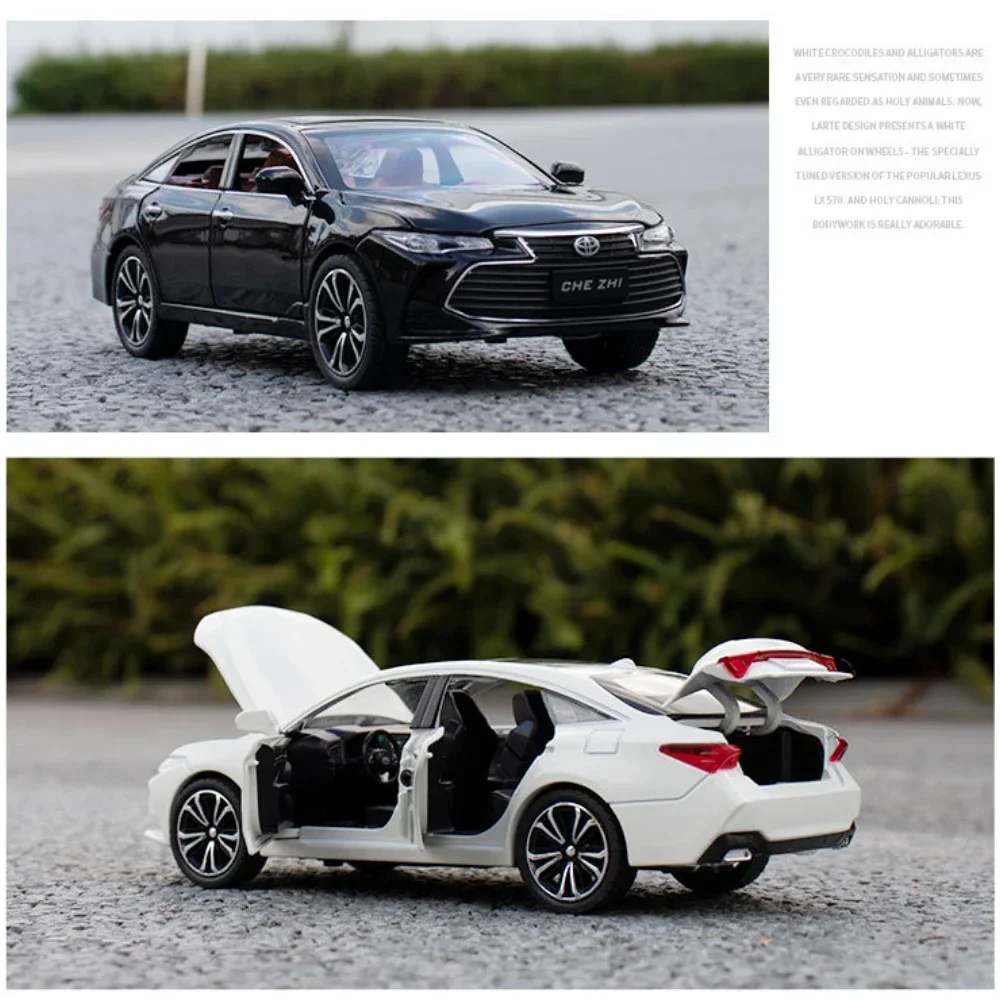 Black 1:24 Toyota Avalon Diecast Model 4 Black 1:24 Toyota Avalon Diecast Model - Image 4