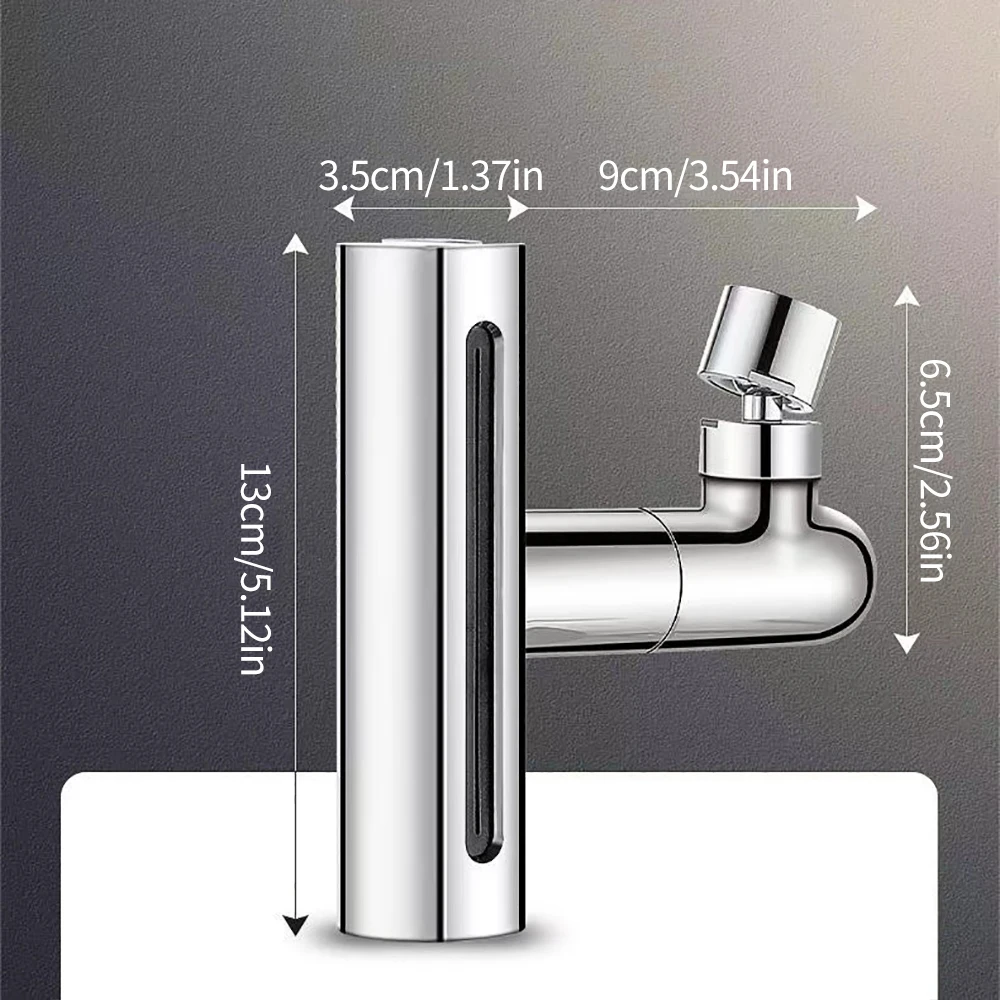 Silver Waterfall Faucet Extension Adapter 5 Silver Waterfall Faucet Extension Adapter - Image 5
