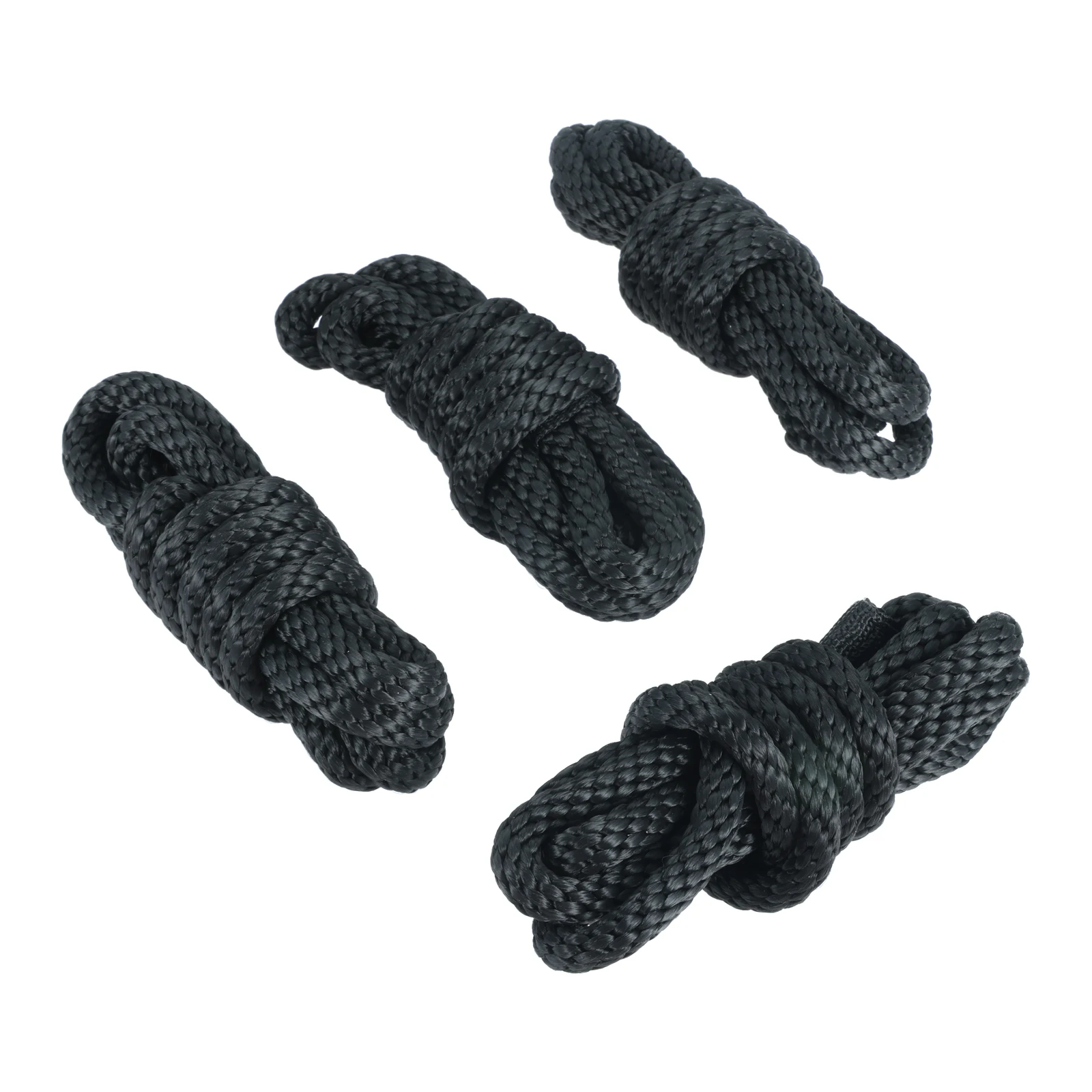 Durable Black Nylon Boat Bumper Rope Set 6 Durable Black Nylon Boat Bumper Rope Set - Image 6