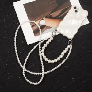 Pearl Diagonal Strap Chain for Bags 13 S144f07a347bd44638de7ac7786837451z