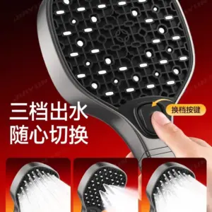 130mm Modern Panel Shower Head with Multiple Modes 11 S145829caf67347868ebf2e06b5b28b735