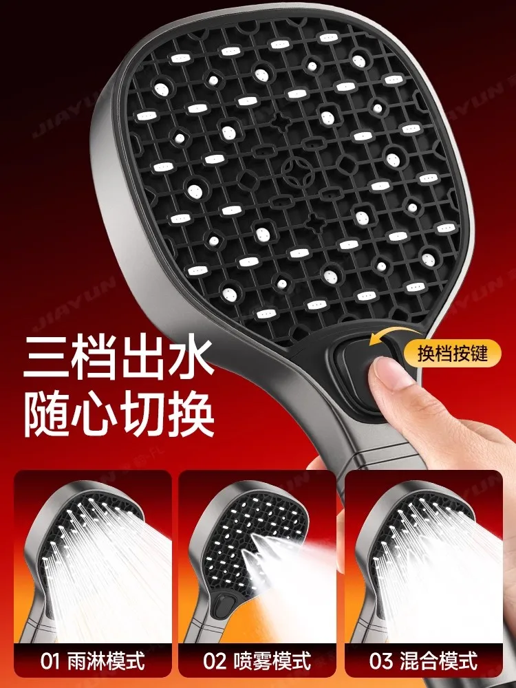 130mm Modern Panel Shower Head with Multiple Modes 2 130mm Modern Panel Shower Head with Multiple Modes - Image 2
