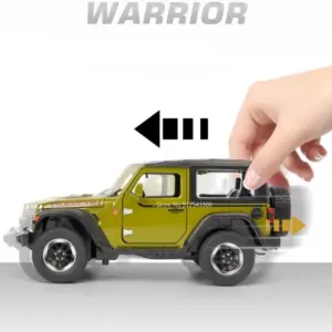 Vibrant Yellow Wrangler Rubicon Diecast Model 11 S1461091585b14fe486c8274f380648faV