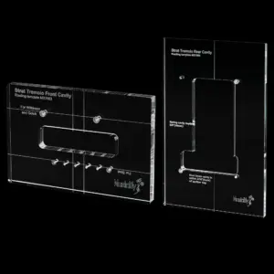 Strat-Style Tremolo Routing Template 150x100mm