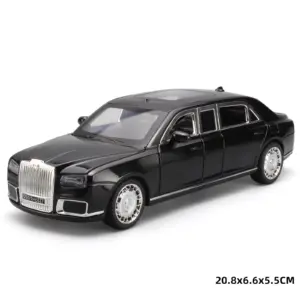 Aurus Senat 1:24 Diecast Model in Glossy Black 16 S14774d04355b46c09d111a3452eb0ba5s