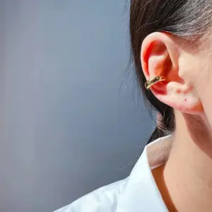 Stainless Steel Geometric Clip Earrings 12 S14839937808c484f8f87a9a88e699451X