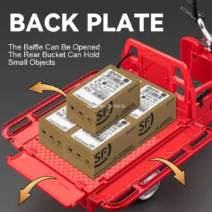 Red 1:12 Scale Cargo Tricycle Model by MAKEDA 12 S1485420aa5bb407a81e1c6ba9777f783N