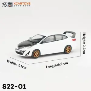 Diecast S22-01 Model Car in White and Black 7 S148ddb349aab45d4be97b0bbf70b84a3X 1