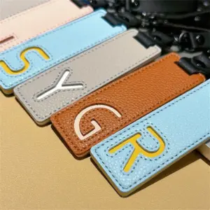 Leather Alphabet Keychain Collection for Bags 14 S14993730e8e64a1392572ff723dd60d7y