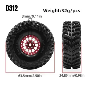 1/18 Scale Off-Road Rock Crawler Tires Set 18 S14b04c52903b4beaa61a761d21a2d1d9Z