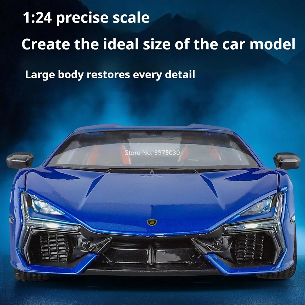 Revuelto 1:24 Scale Model Car with Lights 4 Revuelto 1:24 Scale Model Car with Lights - Image 4