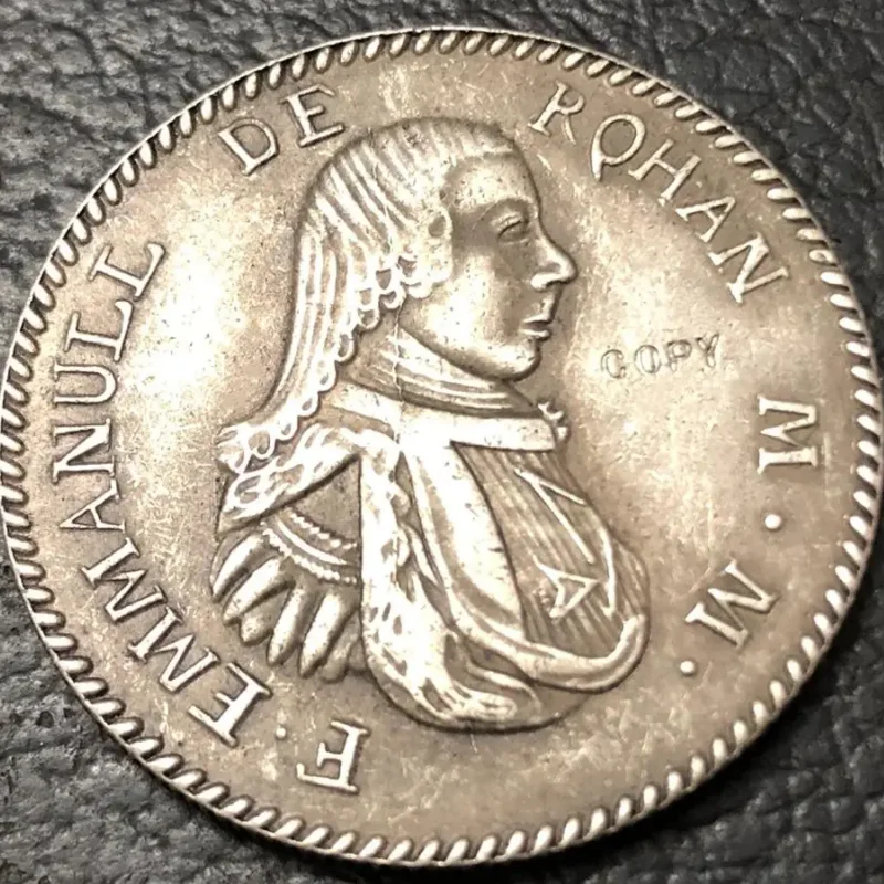 Vintage 1796 Malta 1 Scudo Replica Coin 3 Vintage 1796 Malta 1 Scudo Replica Coin - Image 3