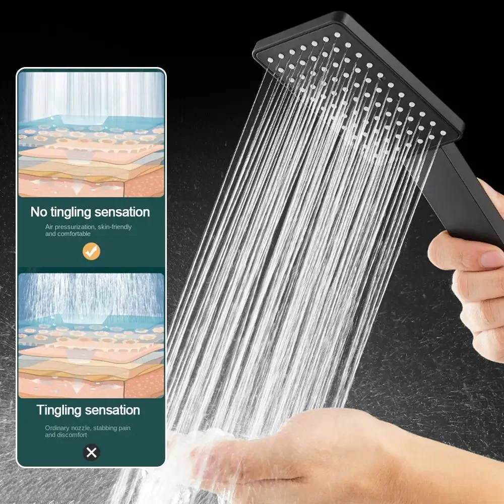 Pressurized Round Bathroom Shower Head in Chrome 3 Pressurized Round Bathroom Shower Head in Chrome - Image 3