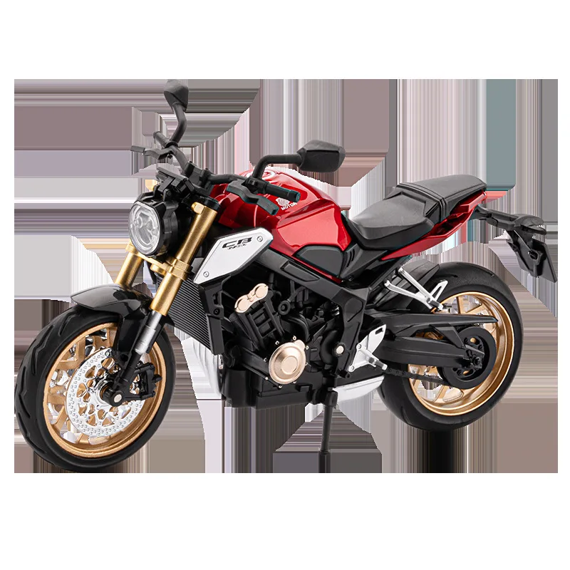 Red & Gray CB650 Diecast Motorcycle Model 5 Red & Gray CB650 Diecast Motorcycle Model - Image 5