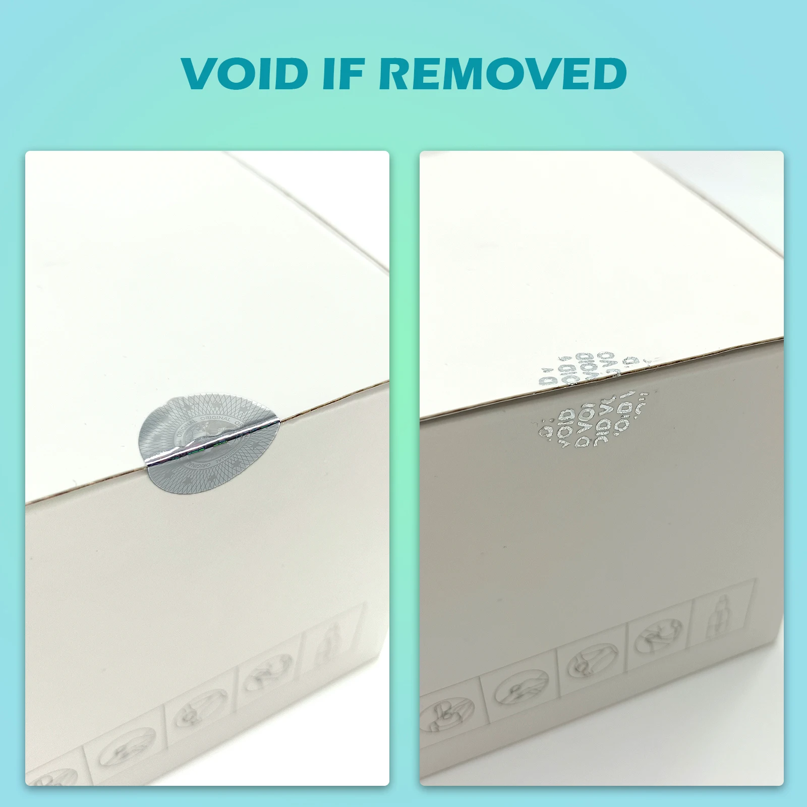 High-Security Iridescent Tamper-Proof Sticker Set 2 High-Security Iridescent Tamper-Proof Sticker Set - Image 2