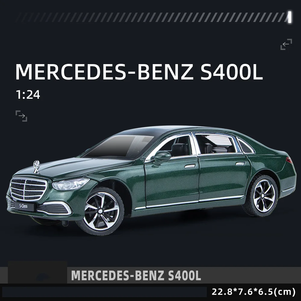 Mercedes-Benz S400L 1:24 Diecast Model Collectible 7 Mercedes-Benz S400L 1:24 Diecast Model Collectible - Image 7