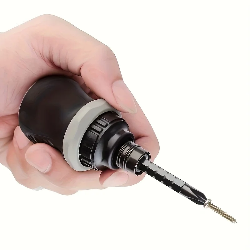 Black Titanium Steel Ratchet Screwdriver Set 2 Black Titanium Steel Ratchet Screwdriver Set - Image 2