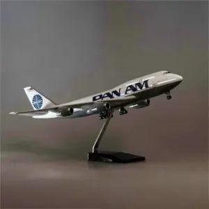 47CM Boeing 747 PAN AM Collectible Model 7 S1587788b24444c15972504be828e1cb3s