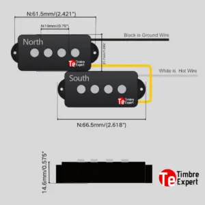 TimbreExpert P-Bass Pickup for 4-String Guitars 8 S15ad7f43b98d4364bbae884449b88a86P
