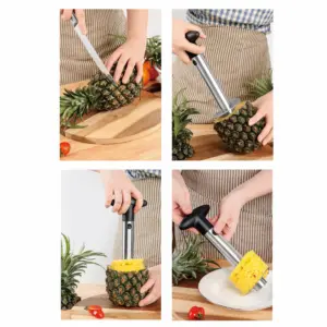 Stainless Steel Pineapple Slicer for Quick Prep 12 S15c2319113dd429c8eb1af8ad61a386fk