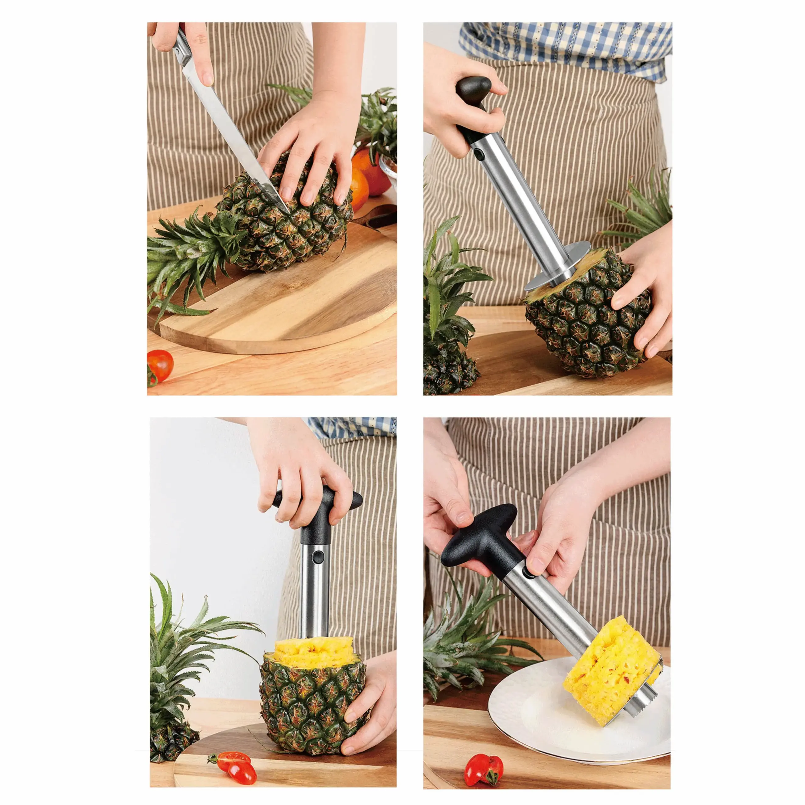 Stainless Steel Pineapple Slicer for Quick Prep 6 Stainless Steel Pineapple Slicer for Quick Prep - Image 6