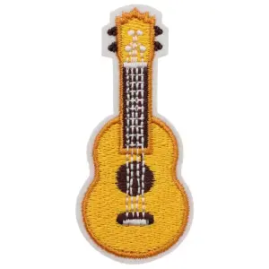 Vibrant embroidered guitar patch AS-007 9 S15c34c45eeca4f0a896e869965028312i