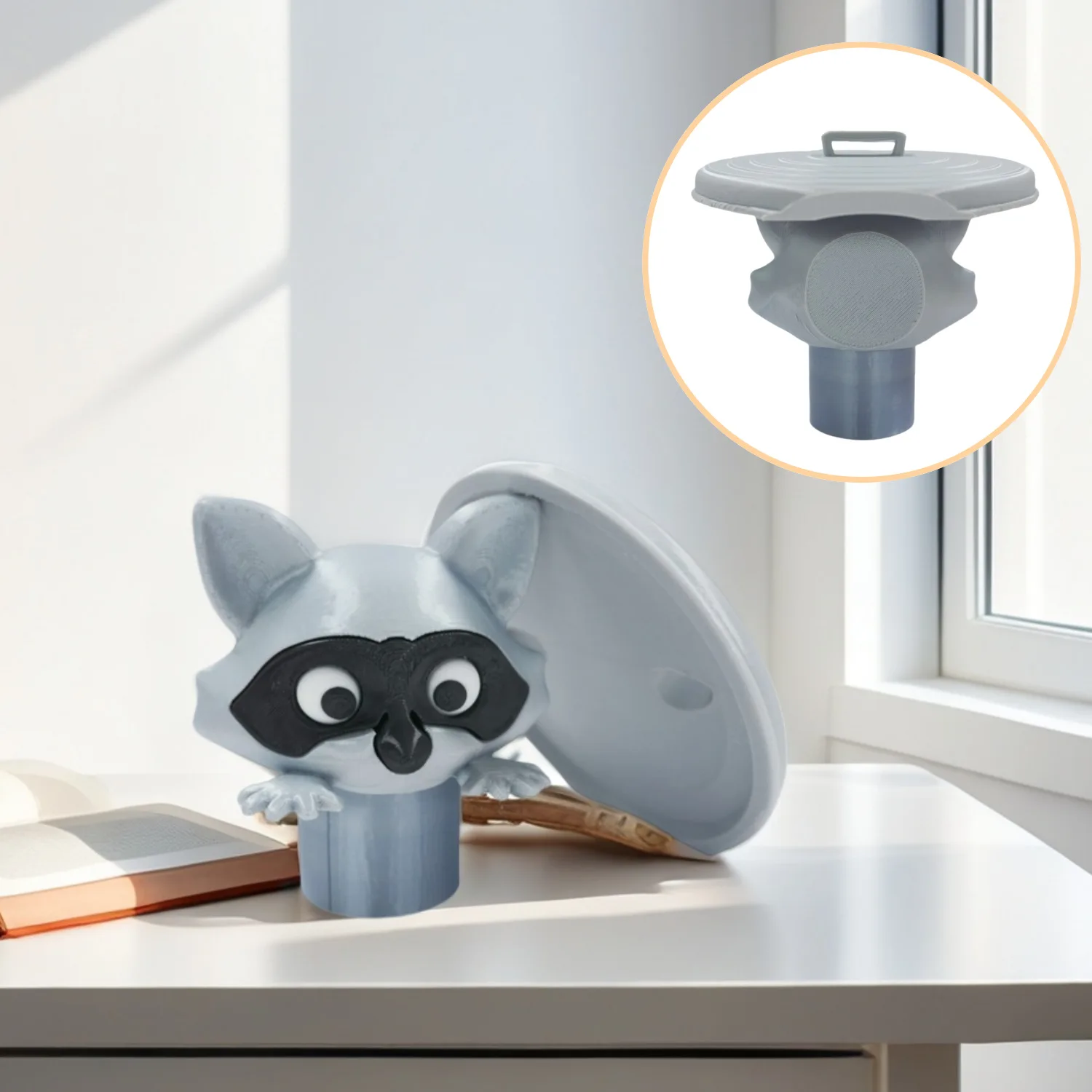 Raccoon Bathroom Toilet Paper Holder 3 Raccoon Bathroom Toilet Paper Holder - Image 3