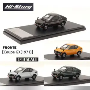 Hi-story Resin Car Model 1/43 Simulation FRONTE Coupe GX 1971 Cars Model Toy Vehicles Decoration Kids Gift Boys
