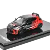 Toyota GR Yaris 1:64 Diecast Model Black & Red Graphics