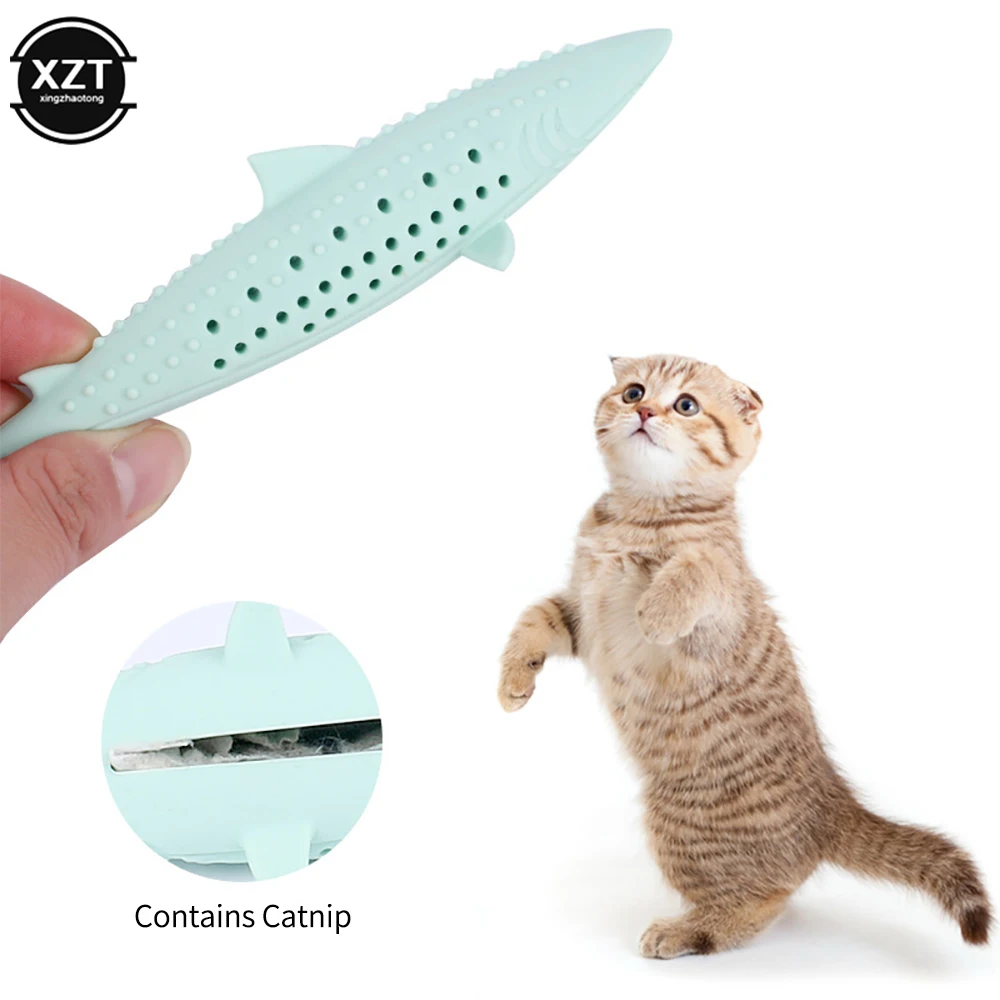 Silicone Fish Cat Toy with Catnip Fill 2 Silicone Fish Cat Toy with Catnip Fill - Image 2