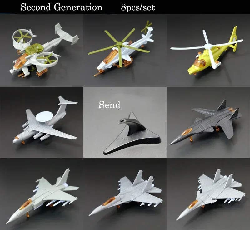 Military Aircraft Model Set 8PCS 1:150 Scale 2 Military Aircraft Model Set 8PCS 1:150 Scale - Image 2