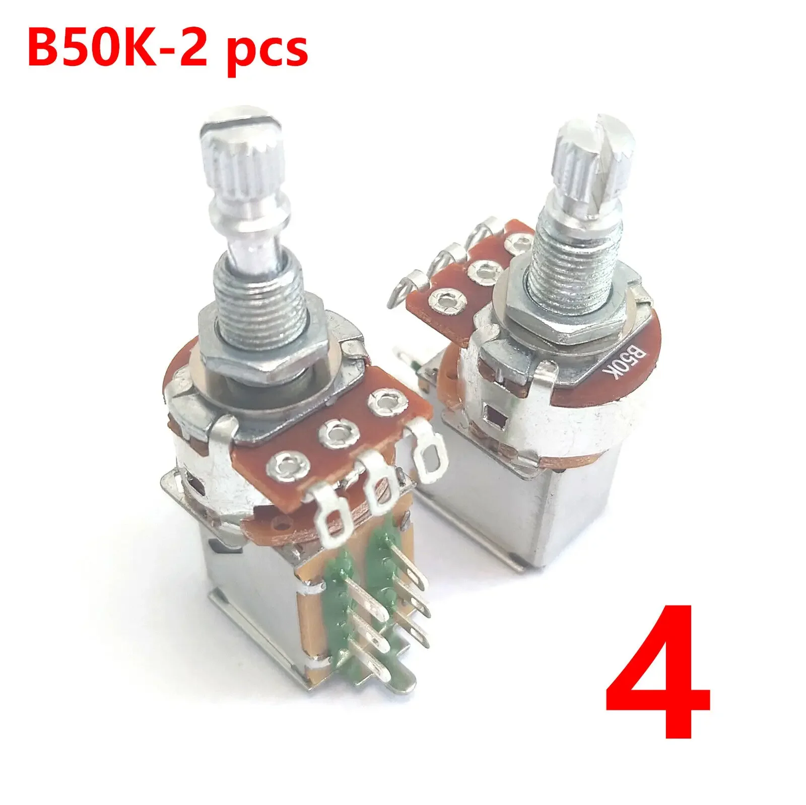 Push-Pull Guitar Potentiometer Set 25K-500K 7 Push-Pull Guitar Potentiometer Set 25K-500K - Image 7
