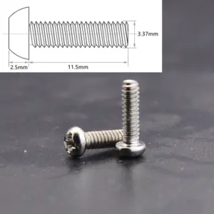 High-Quality Guitar Switch Screws 3.37mm Pack 16 S16386af591874419bebc1ff496346b4b4
