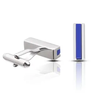 Modern Men's Rectangular Cufflinks with Bold Color Contrasts 8 S164ecfa87b7546abb51228f7a617eb1cE
