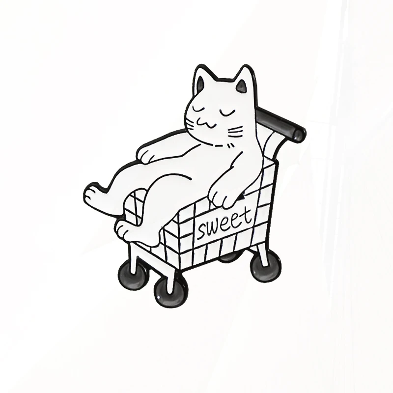 Creative Heart-Shaped Cat Brooch 7 Creative Heart-Shaped Cat Brooch - Image 7