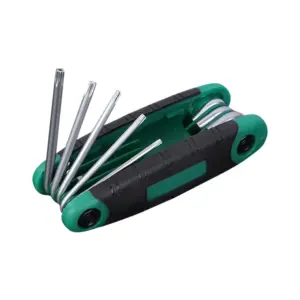 8-in-1 Folding Precision Tool Set in Black and Green 11 S16652e5611584bd0934c6bfb7aee94995