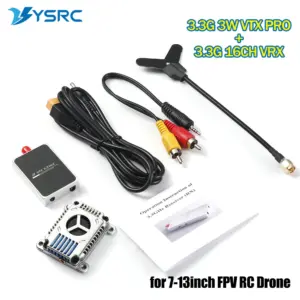 3.3G 3W Video Transmitter Receiver Set for Drones