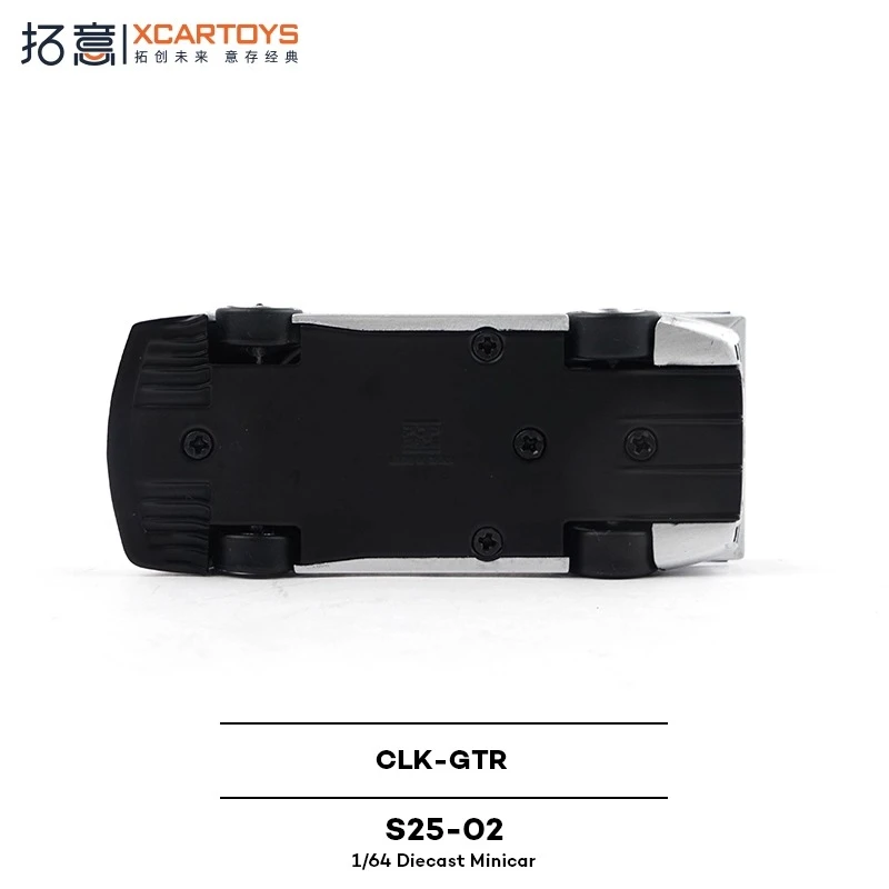 Silver CLK-GTR Diecast Model 1/64 Scale 5 Silver CLK-GTR Diecast Model 1/64 Scale - Image 5