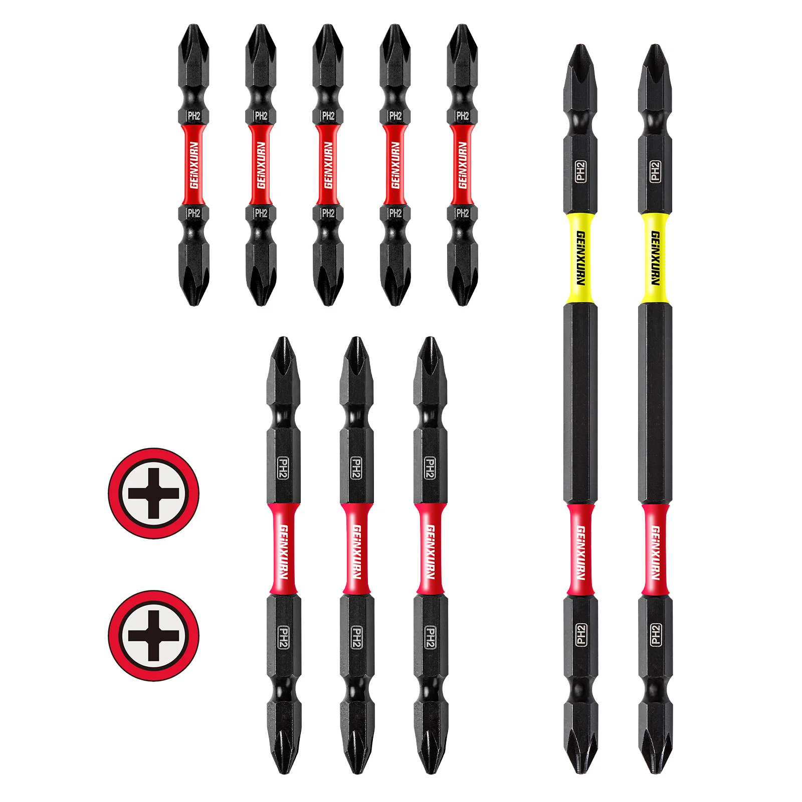 Impact Double-Ended Power Bit Set for Impact Drivers 1 Impact Double-Ended Power Bit Set for Impact Drivers