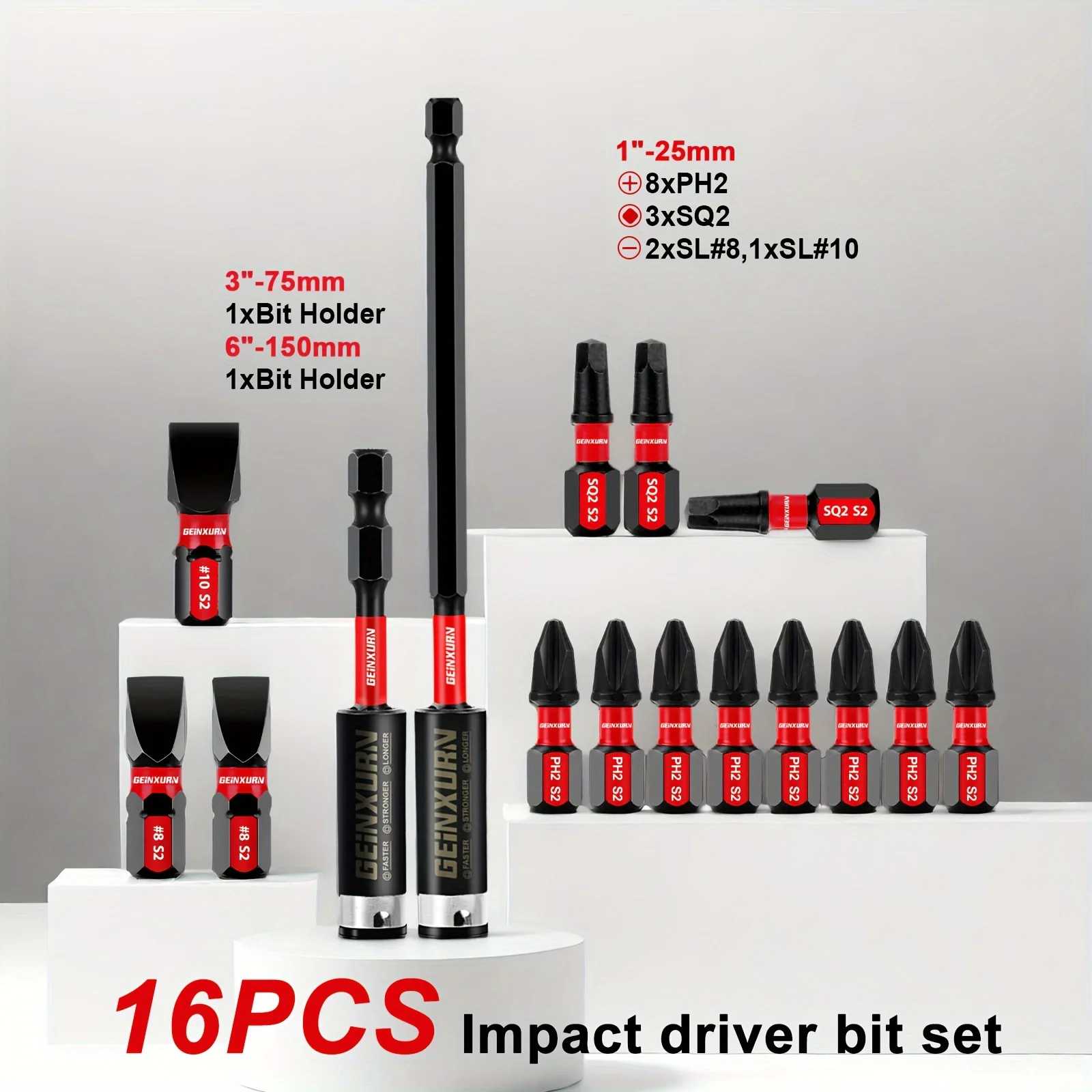 Impact Magnetic Screwdriver Bit Set for Professionals 8 Impact Magnetic Screwdriver Bit Set for Professionals - Image 8