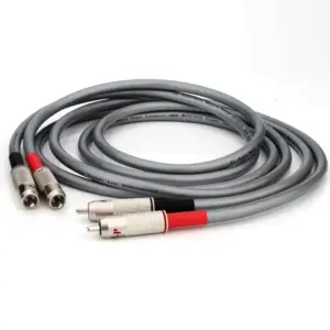 Premium Silver RCA XLR Cable Set for Audio 9 S17200ee0d992415986adadb54327b9d3N