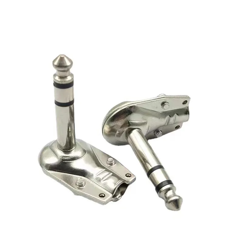 6.35mm Mono Jack Guitar Connector with 90° Angle 4 6.35mm Mono Jack Guitar Connector with 90° Angle - Image 4