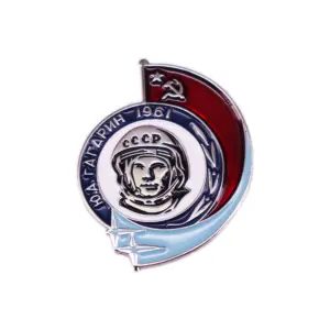 CCCP Russia Space Badge Brooch 3 cm 11 S1752b594355443fab99873de81fb37afE
