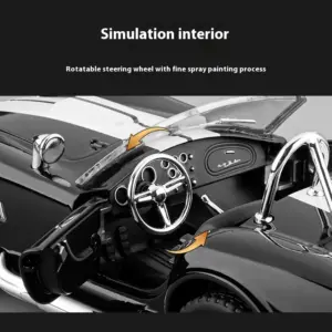 1965 Shelby Cobra Convertible Diecast Model 12 S17576f5462834c05a89297cb9b2a25e2w